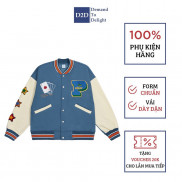 [HÀNG ORDER - FULL TAG] Áo Bomber Varsity INFLATION Lucky Jacket Limited Unisex Nam Nữ Cá Tính Siêu Đẹp